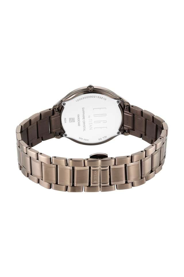 Mens-42.55-x-4.10-x-38-mm-Titan-Edge-Metal-II-Dark-Titanium-Dial-Stainless-Steel-Analog-Watch---1843QM02