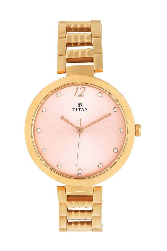 Womens-Sparkle-Pink-Dial-Stainless-Steel-Analogue-Watch---2480WM03