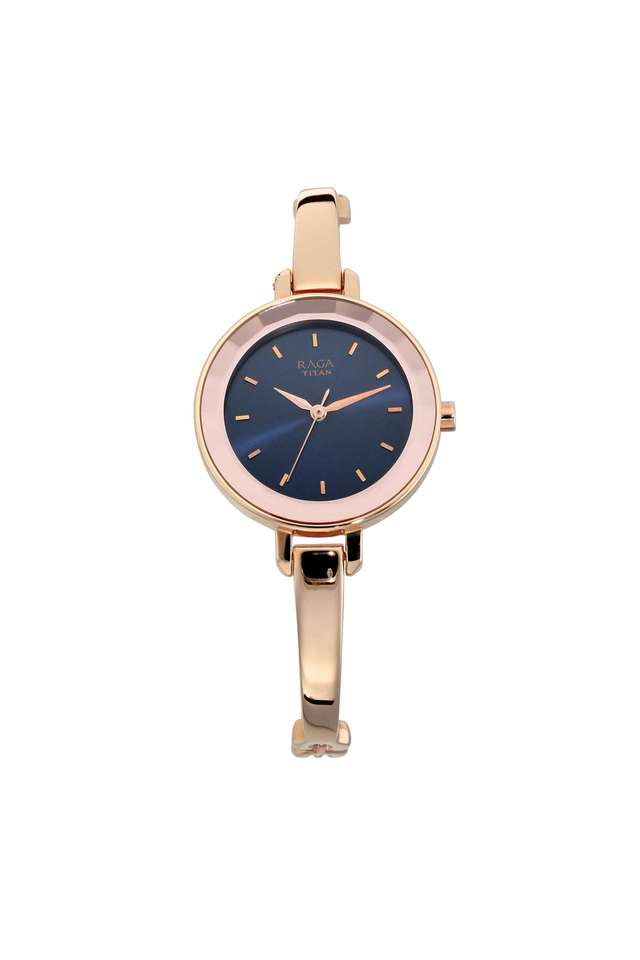 Womens-6.7-mm-Raga-Viva-Plating-Refreshers-Blue-Dial-Brass-Analogue-Watch---NM2575WM02