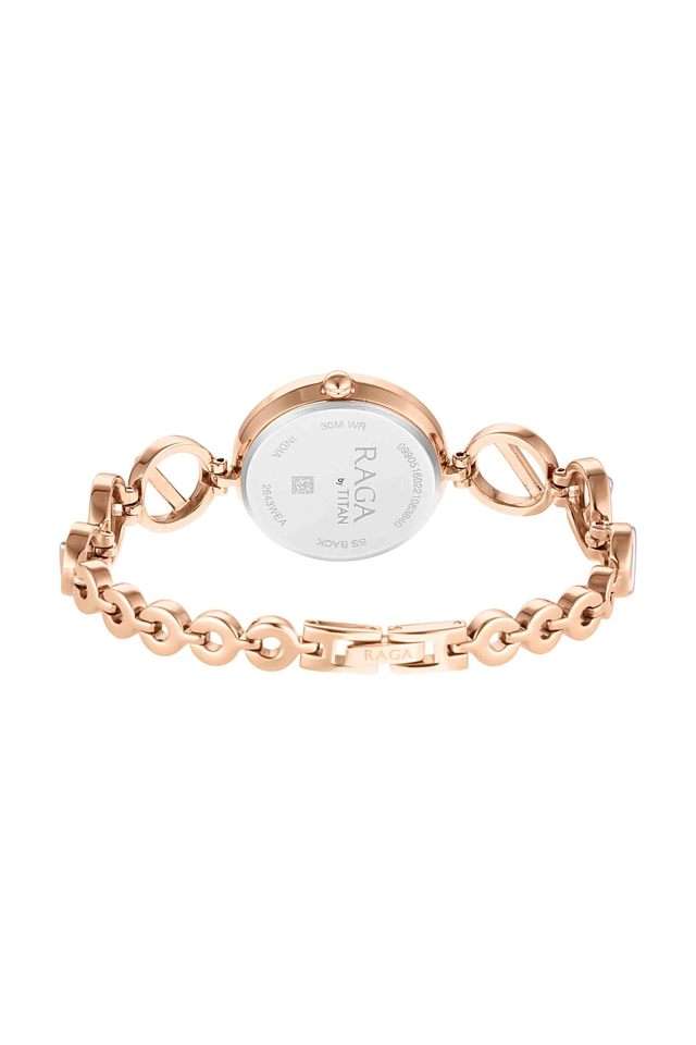 Womens-31---36-mm-Titan-Raga-Viva-Iv-Phase-Ii-Rose-Gold-Dial-Brass-Analogue-Watch---2643KM01