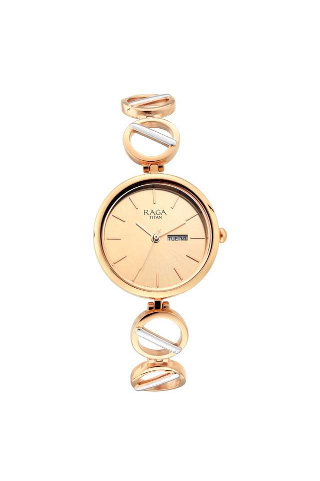 Womens-Raga-Viva-IV-Phase-I-Rose-Gold-Copper-Brass-Analogue-Watch---2644KM02