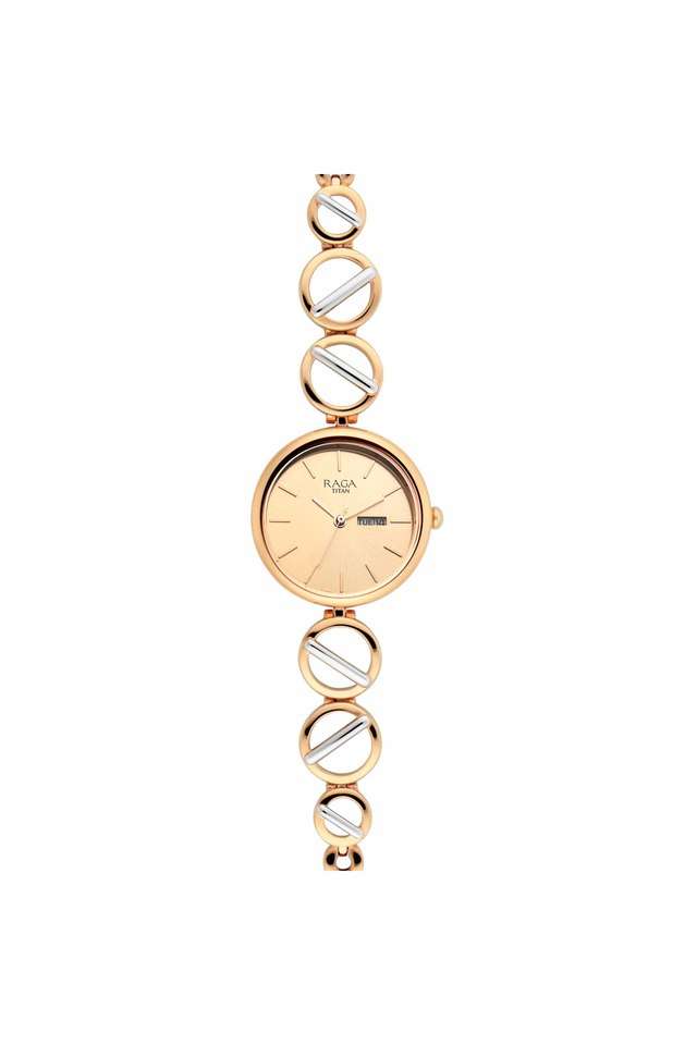 Womens-Raga-Viva-IV-Phase-I-Rose-Gold-Copper-Brass-Analogue-Watch---2644KM02