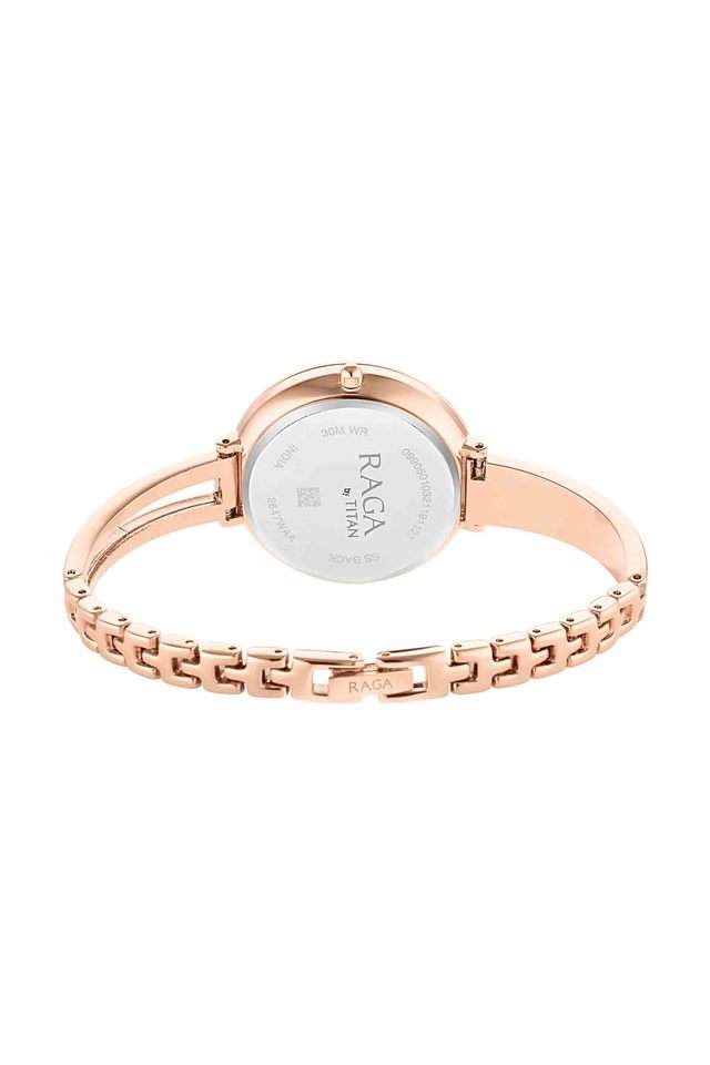 Womens-33---36-mm-Titan-Raga-Viva-Iv-Phase-Ii-Rose-Gold-Dial-Brass-Analogue-Watch---2647WM01