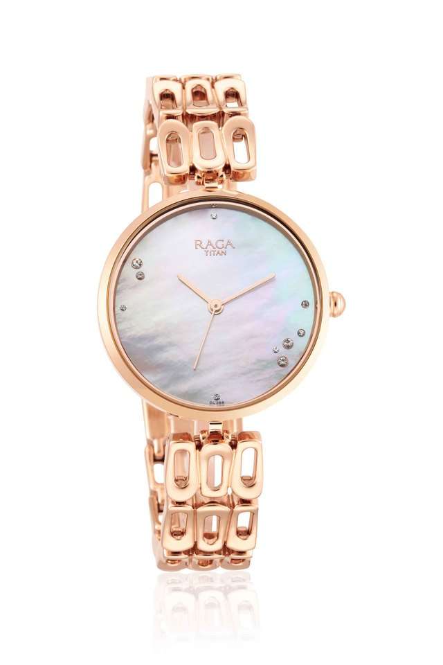 Womens-32-mm-Raga-Chic-Mother-of-Pearl-Dial-Brass-Analogue-Watch---2659WM01