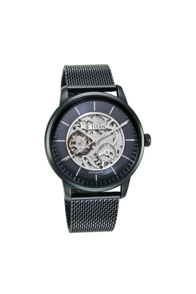 Mens-Automatics-9110-Upgrades-Blue-Dial-Stainless-Steel-Analog-Watch