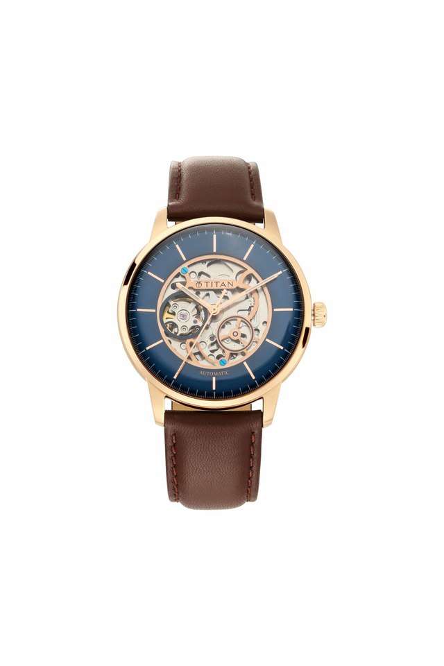 Mens-56x44-mm-Blue-Dial-Leather-Analog-Watch---NP90110WL02