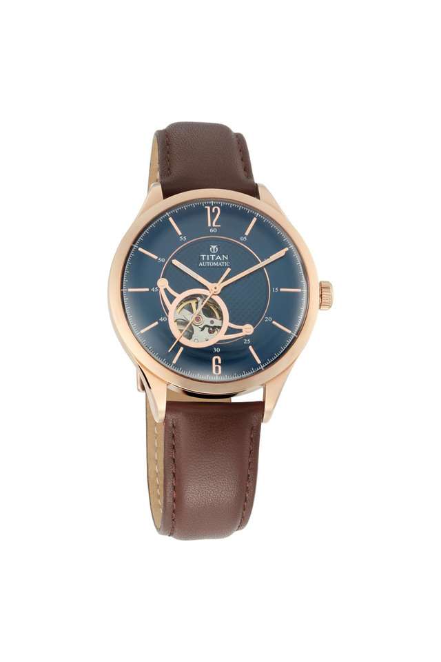 Mens-Automatics-Blue-Dial-Leather-Analog-Watch---NP90111WL01