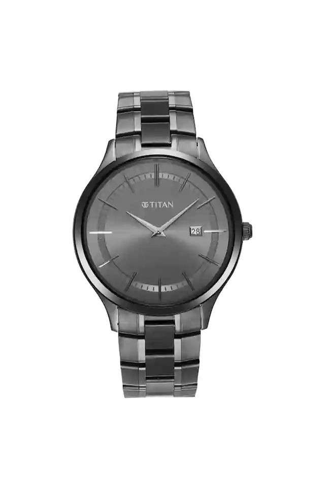 Mens-40-x-6.27-x-40-mm-Classique-Slim-Anthracite-Dial-Stainless-Steel-Analog-Watch---NQ90142QM02