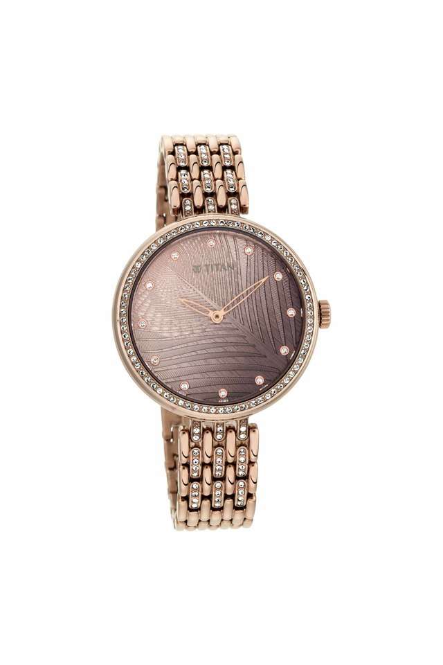Womens-Animalia-Prune-Dial-Stainless-Steel-Analogue-Watch---95129QM01