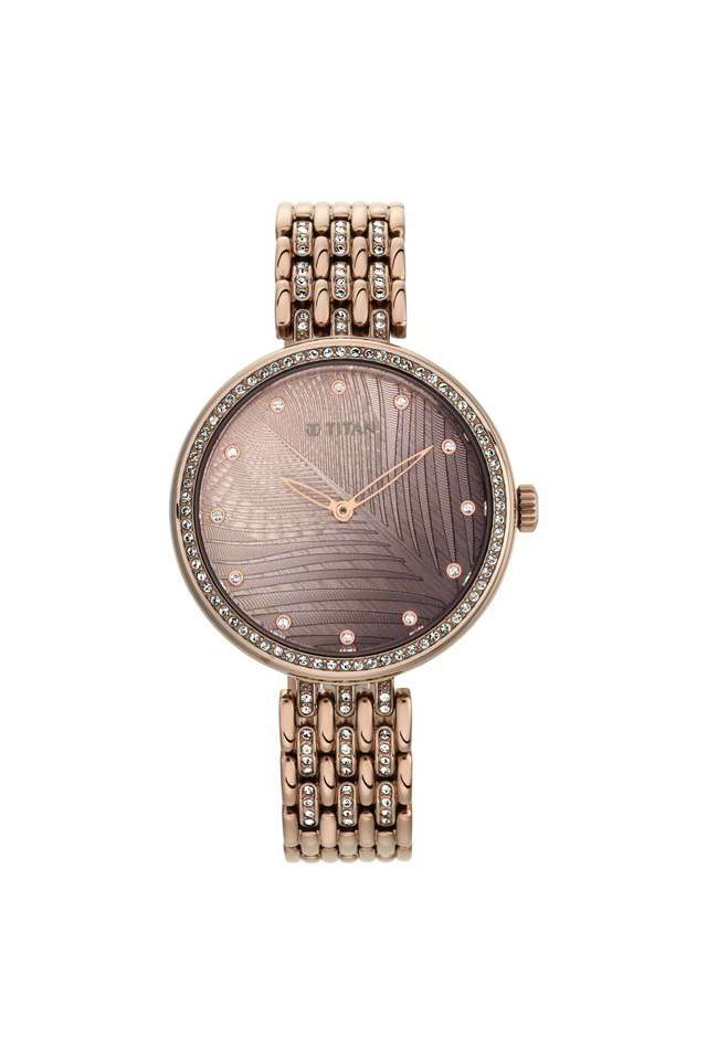 Womens-Animalia-Prune-Dial-Stainless-Steel-Analogue-Watch---95129QM01
