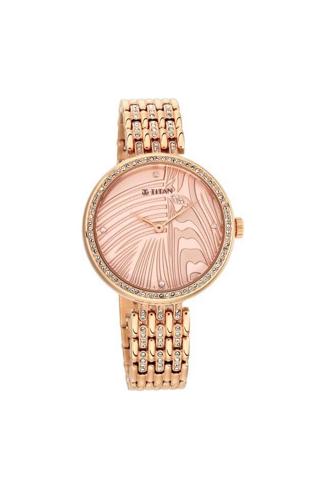 Womens-Animalia-Rose-Gold-Dial-Stainless-Steel-Analogue-Watch---95129WM01
