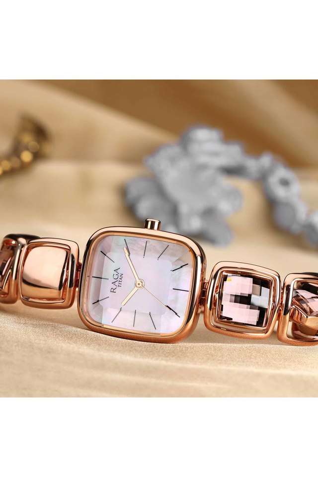 Buy Titan NoColour Womens Moments of Joy Pink Dial Brass Analogue