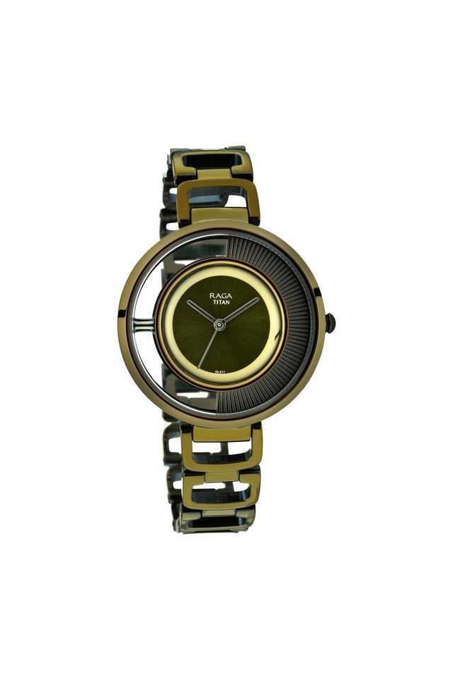 Womens-Moments-of-Joy-Green-Dial-Brass-Analogue-Watch---95140QM01