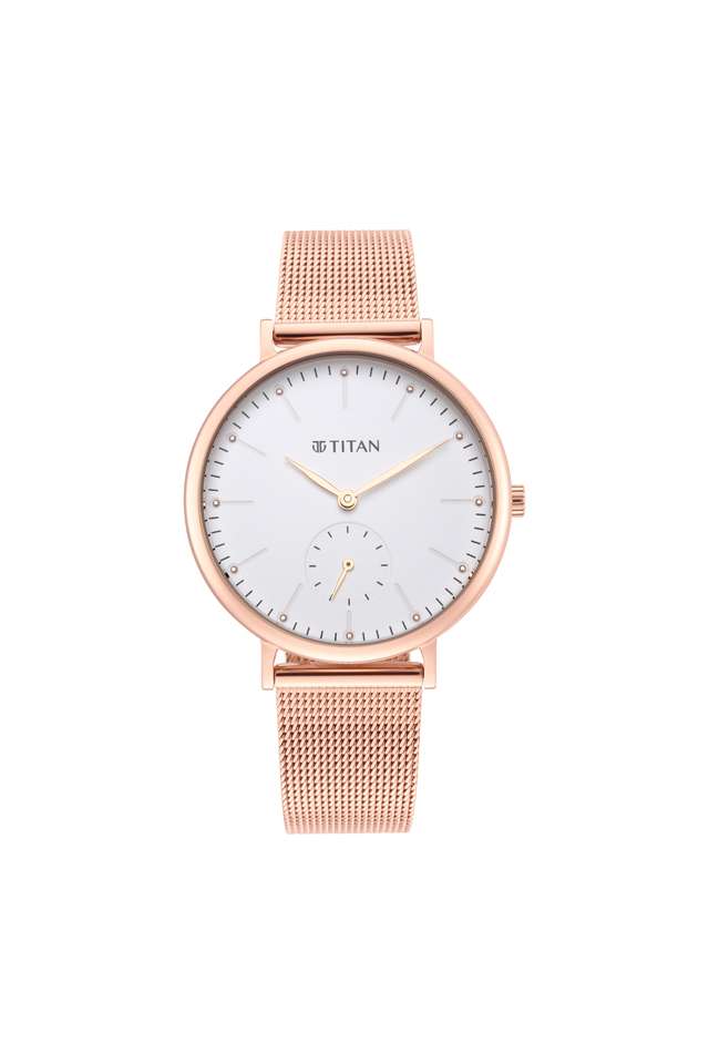 Womens-35-mm-Titan-Ladies-Slimline-II-Silver-white-Dial-Metal-Analogue-Watch---95142WM01