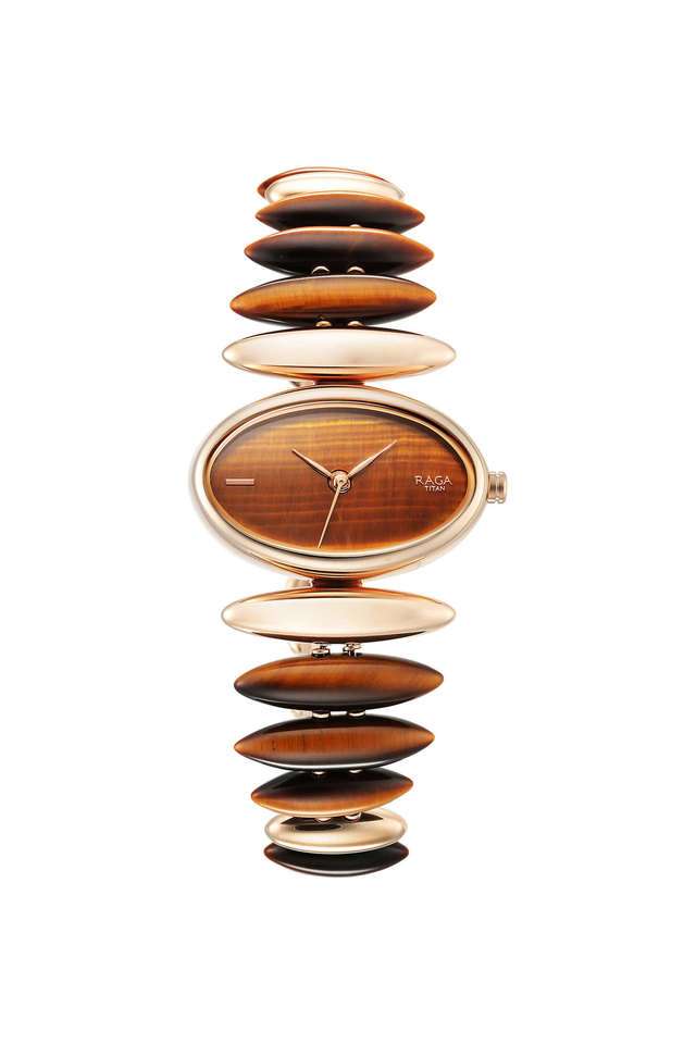 Raga-New-You-26.60-x-7.35-x-32-mm-Brown-Dial-Brass-Analog-Watch-For-Women---95191WM01