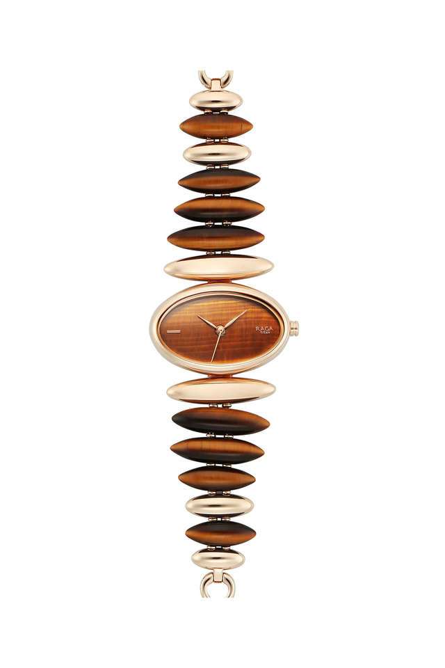 Raga-New-You-26.60-x-7.35-x-32-mm-Brown-Dial-Brass-Analog-Watch-For-Women---95191WM01