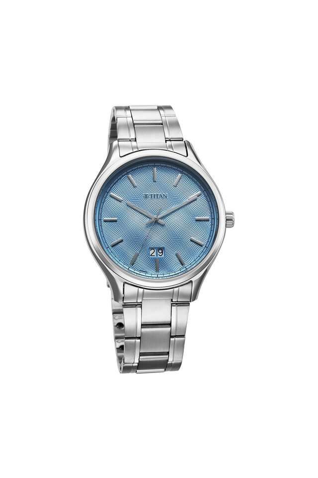 Palette-Of-Time-48.30x8.95x42-mm-Blue-Dial-Stainless-Steel-Analogue-Wrist-Watch-for-Men---10033SM01