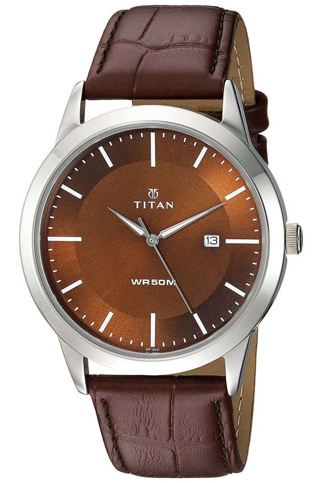 40-49mm-Brown-Dial-Leather-Strap-Analogue-Watch-for-Men---NK1584SL04