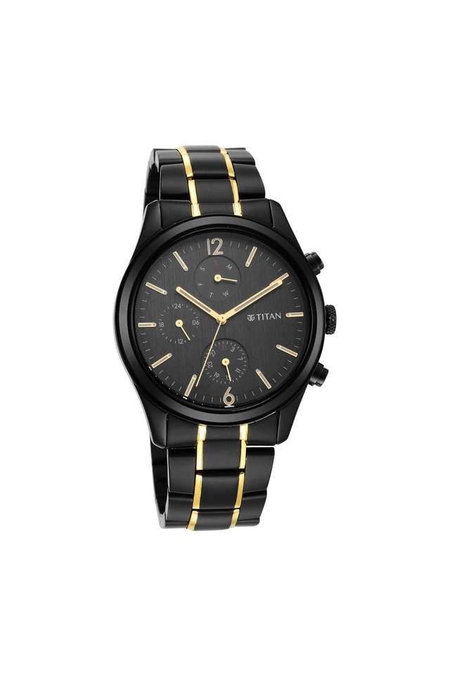 Mens-44.5-mm-Titan-Watch-Anthracite-Dial-Stainless-Steel-Analog-Watch---1805KM03