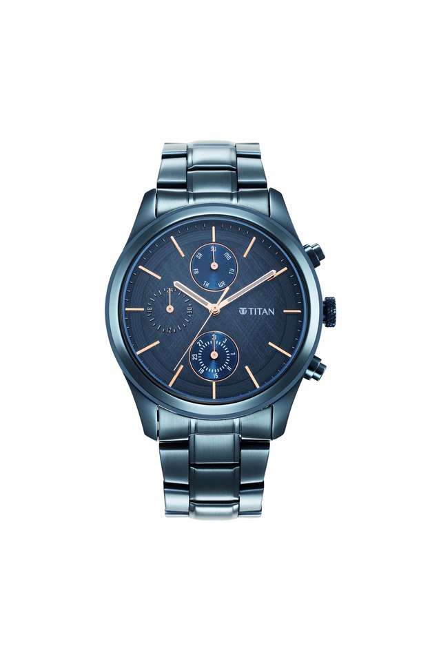 Mens-49.2-x-42-mm-NEO-Splash-Blue-Dial-Stainless-Steel-Analogue-Watch
