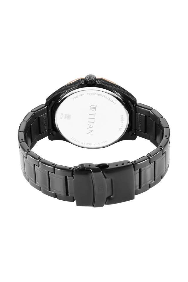 Regalia-Opulent-V-49-x-11-x-42.5-mm-Black-Dial-Stainless-Steel-Strap-Analogue-Watch-For-Men---1829KM04