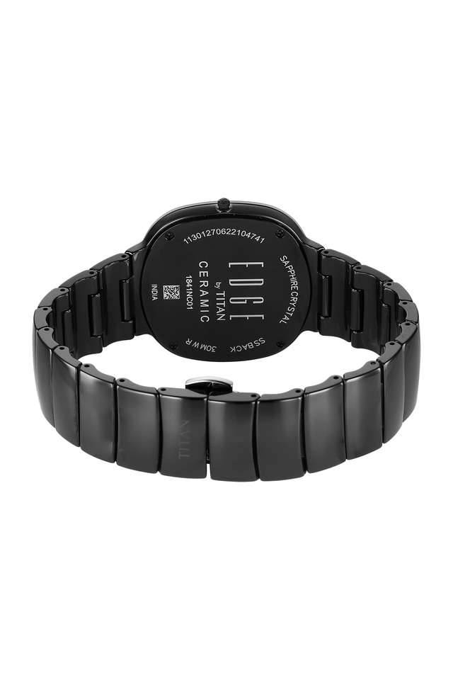 Edge-Squircle-Mens-45-x-4.45-x-38.10-mm-Black-Dial-Ceramic-Analog-Watch---1841NC01