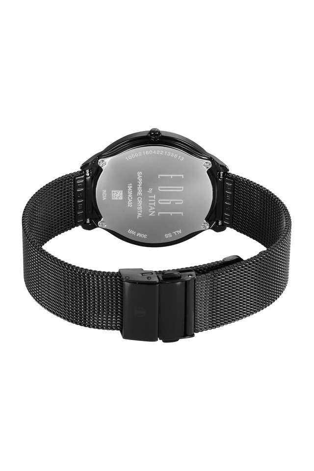 Mens-42.55-x-4.10-x-38-mm-Edge-Baseline-III-Black-Dial-Stainless-Steel-Analog-Watch---1843NM02