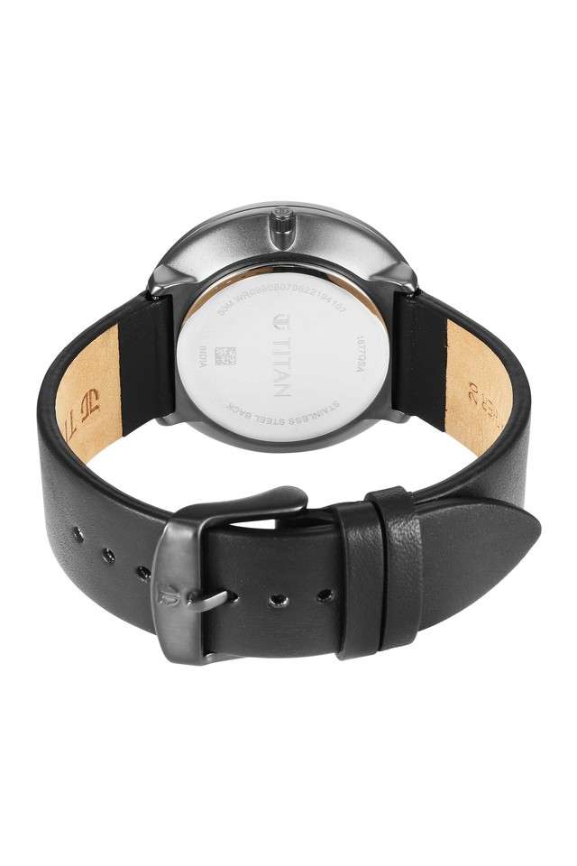 Mens-39-x-9.60-x-41.60-mm-Slim-Multifunction-Grey-Leather-Round---1877QL01