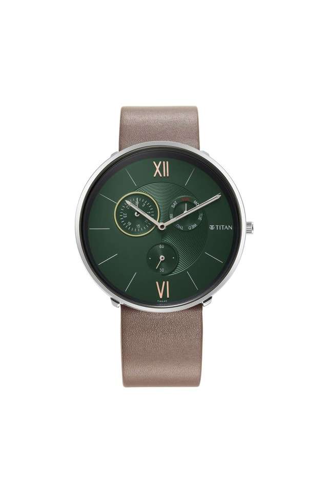 Mens-39-x-9.60-x-41.60-mm-Slim-Multifunction-Blue-Leather-Round---1877SL01