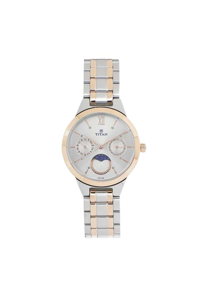 Womens-8.45-mm-Ladies-NEO-III-Silver-White-Dial-Stainless-Steel-Analogue-Watch---NM2590KM01