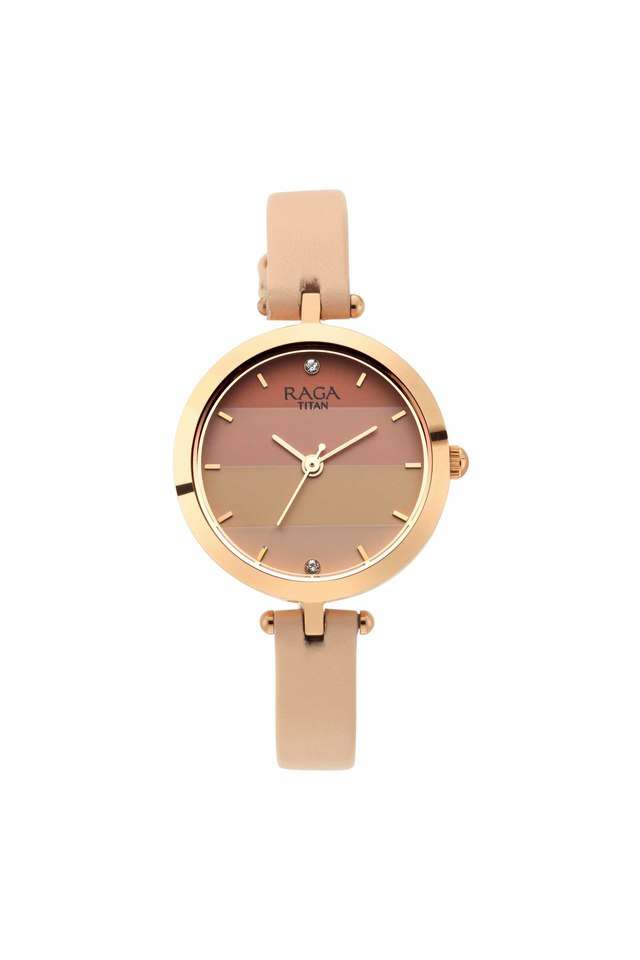 Womens-Raga-Viva-IV-Phase-I-Pink-Brass-Analogue-Watch---2606WL02