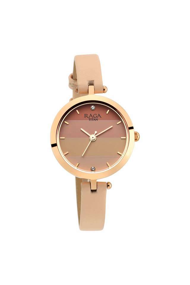 Womens-Raga-Viva-IV-Phase-I-Pink-Brass-Analogue-Watch---2606WL02