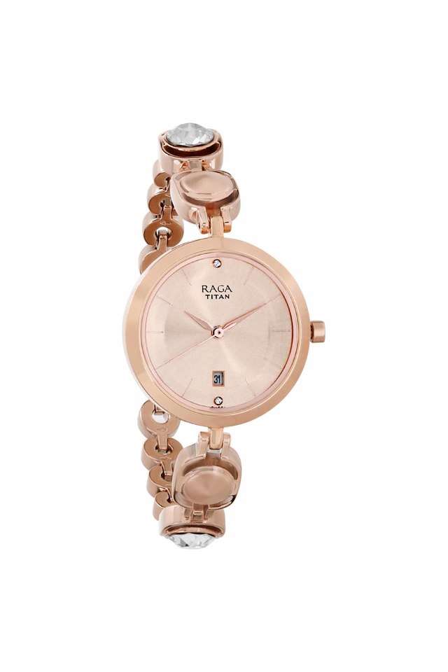Womens-Raga-Viva-2-Rose-Gold-&-Copper-Dial-Brass-Analogue-Watch---NM2606WM02