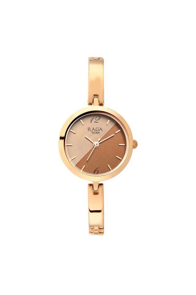 Womens-Raga-Viva-IV-Phase-I-Brown-Brass-Analogue-Watch---2606WM07