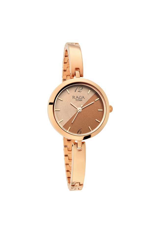 Womens-Raga-Viva-IV-Phase-I-Brown-Brass-Analogue-Watch---2606WM07