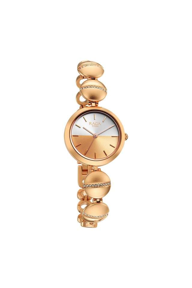 Womens-34.50-x-6.76-x-28-mm-Raga-Delight-Silver-White-Dial-Brass-Analog-Watch---2606WM11