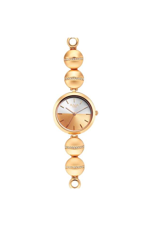 Womens-34.50-x-6.76-x-28-mm-Raga-Delight-Silver-White-Dial-Brass-Analog-Watch---2606WM11