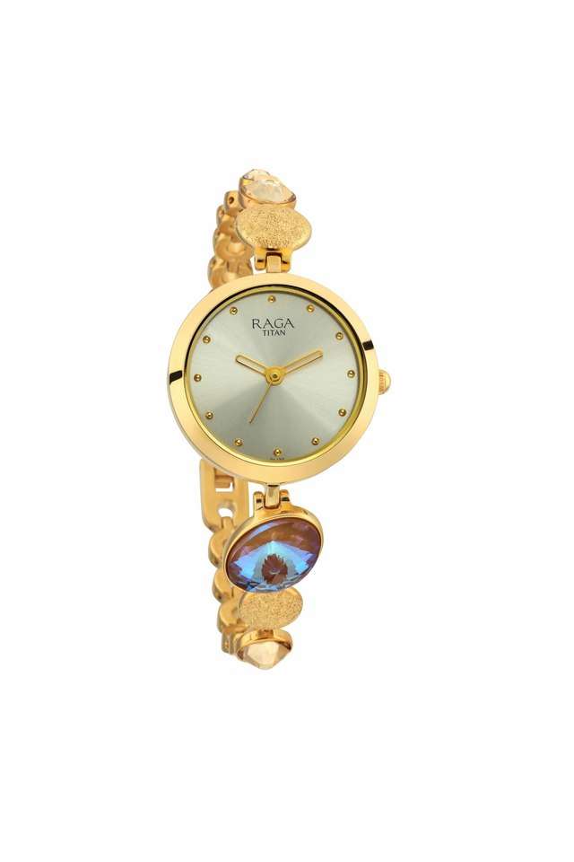 Womens-Raga-Moments-of-Joy-Silver-Dial-Brass-Analogue-Watch---2606YM07