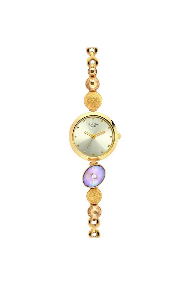 Womens-Raga-Moments-of-Joy-Silver-Dial-Brass-Analogue-Watch---2606YM07