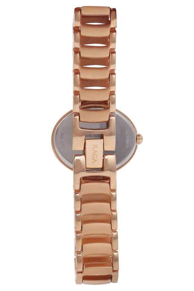 Womens-Raga-Rose-Gold-Dial-Metallic-Analogue-Watch---2620WM01