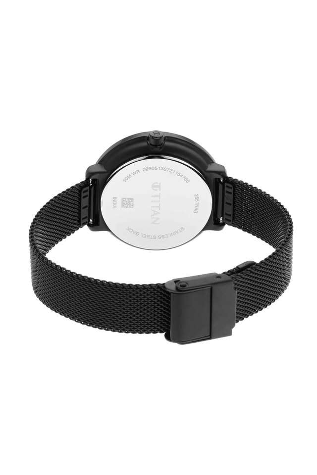 Womens-35-mm-Ladies-Neo-VI-Phase-I-Black-Dial-Stainless-Steel-Analogue-Watch