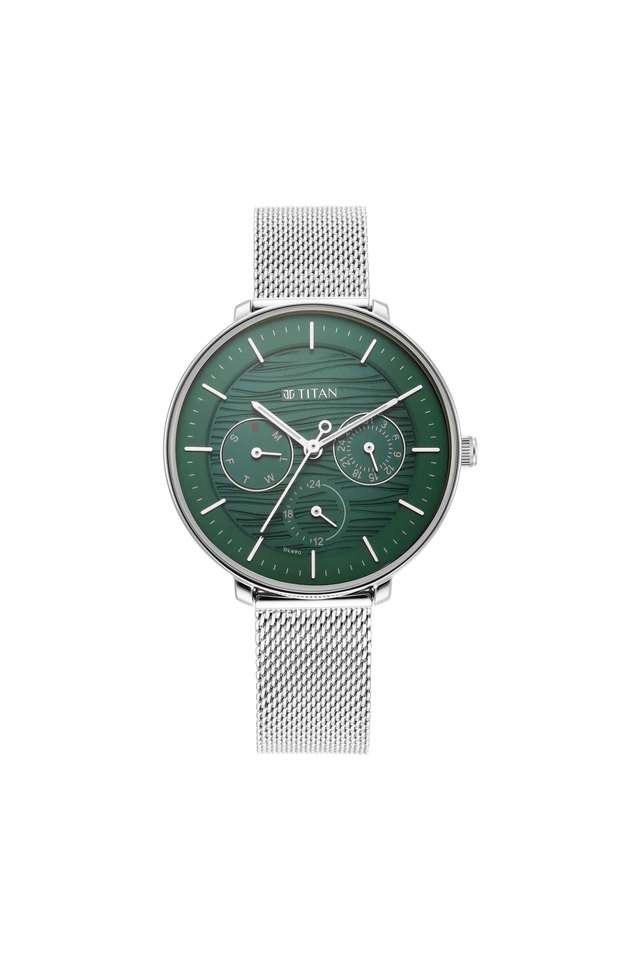 Womens-35-mm-Ladies-Neo-VI-Phase-I-Green-Dial-Stainless-Steel-Analogue-Watch