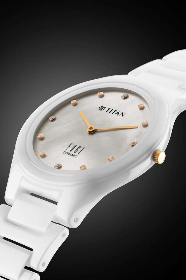 Edge-Ceramic-Diamonds-41-mm-White-Dial-Ceramic-Analogue-Watch-For-Women---2653KC03