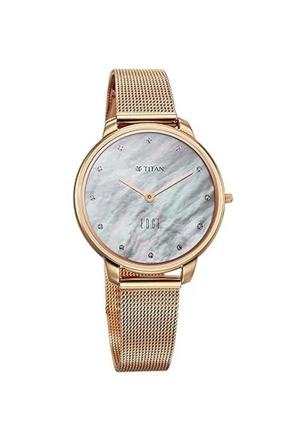 Edge-Metal-Ladies-Allure-Women-s-34.5-mm-Quartz-Analogue-Watch---White-Dial-With-Rose-Gold-Stainless-Steel-Strap-(-(NT2654WM02)