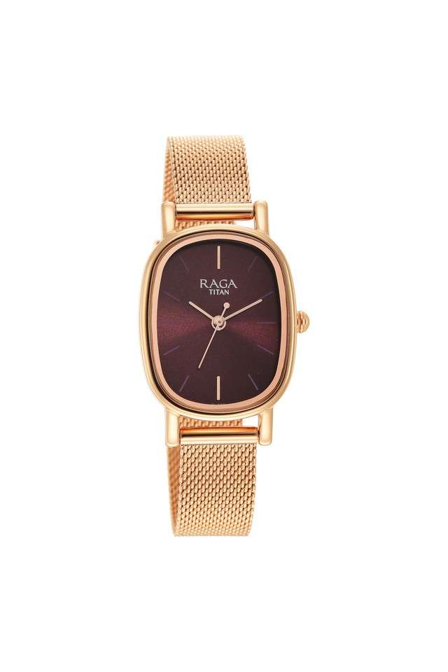 Womens-Raga-Viva-V-Phase-II-Brown-Dial-Stainless-Steel-Analog-Watch---2665WM01