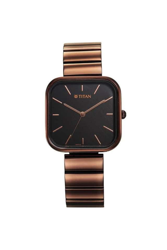 Purple-Stackables-30.6-x-6.7-x-30.6-mm-Black-Dial-Stainless-Steel-Analogue-Watch-For-Women---2715QM01F