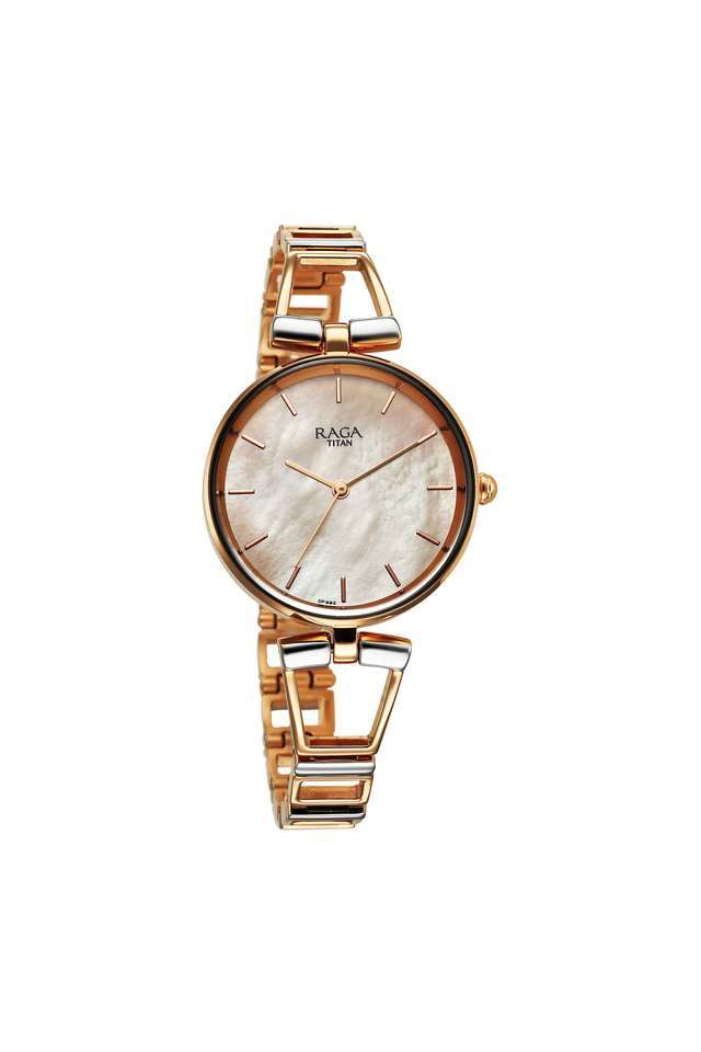 Buy Titan NoColour Raga Ascend Quartz Grey Dial Brass Wrist Watch