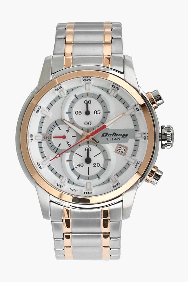 Mens-Silver-White-Dial-Stainless-Steel-Analogue-Watch---NM90086KM02