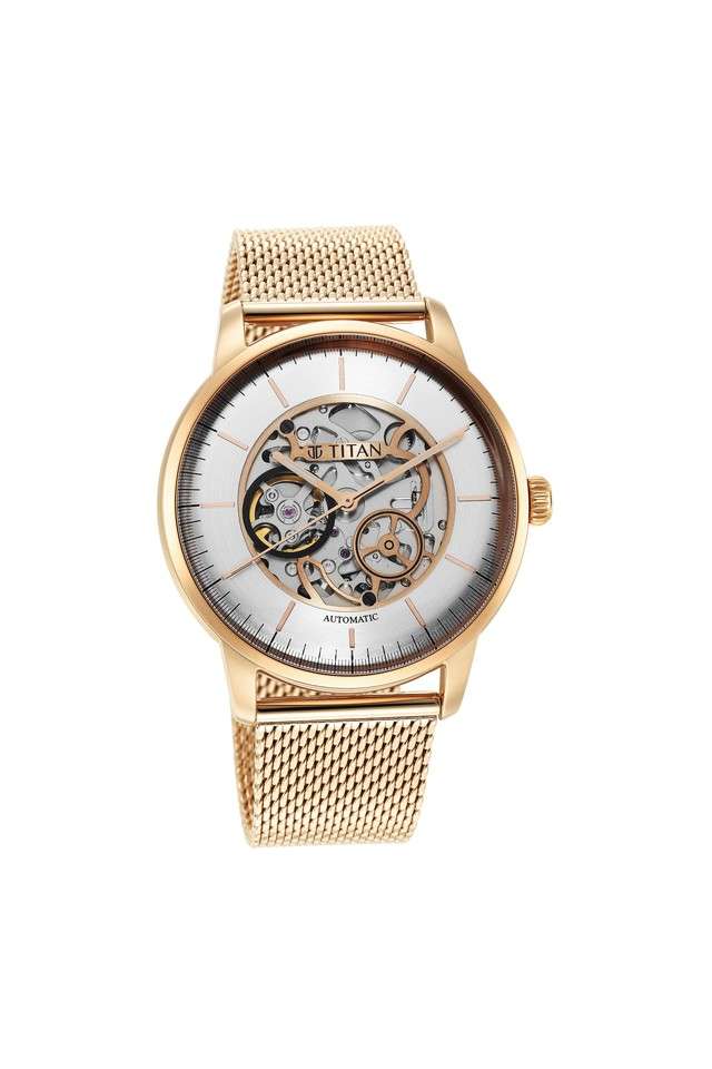 Mens-Automatics-9110-Upgrades-Silver-White-Dial-Stainless-Steel-Analog-Watch