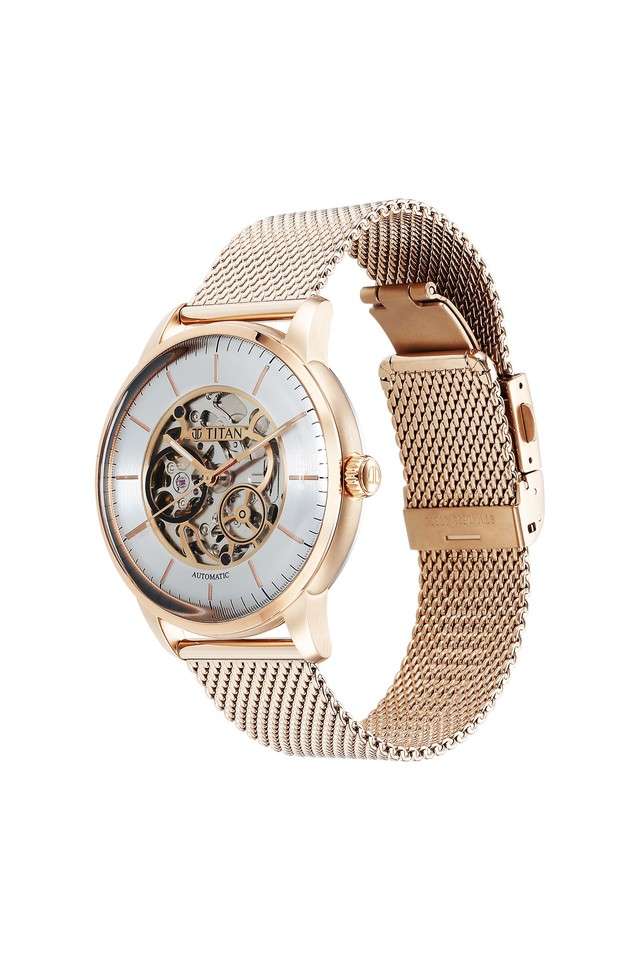 Mens-Automatics-9110-Upgrades-Silver-White-Dial-Stainless-Steel-Analog-Watch